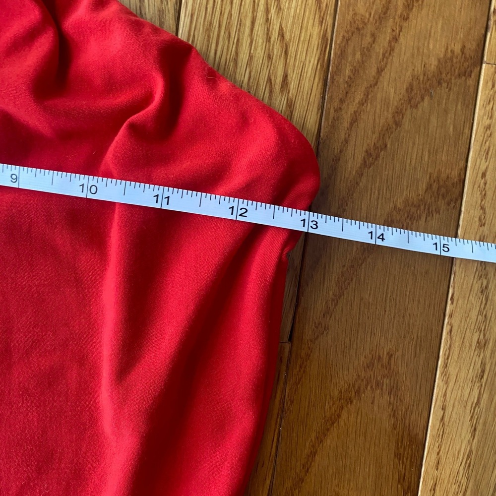 Lulus Suit Your Flair Red Orange O-Ring Halter Bodysuit Small Soft - Picture 11 of 12